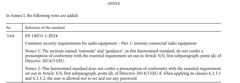 重磅消息！欧盟网络安全标准EN 18031将于2025年8月1日强制实施！立祥检测为您全面解读